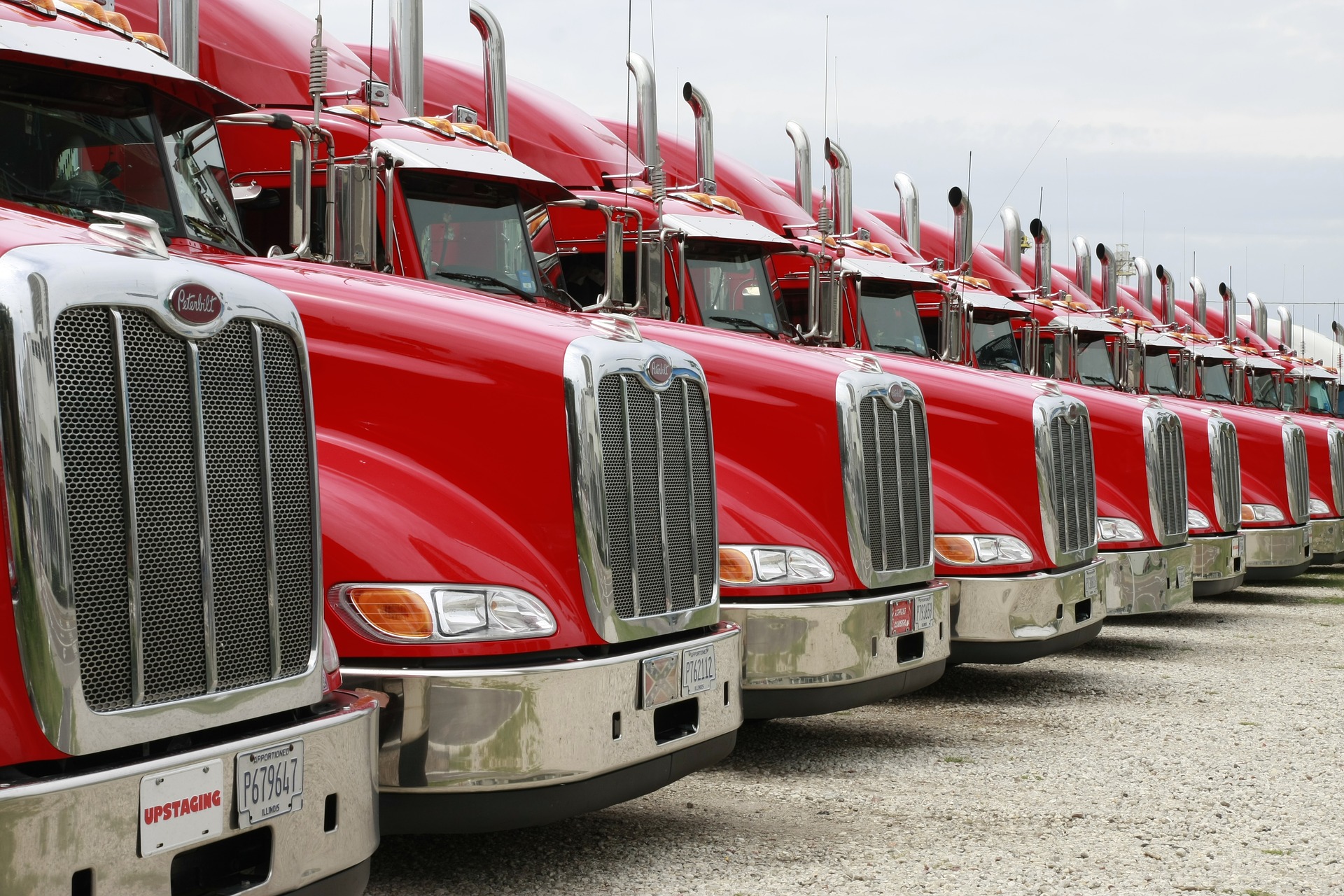 Full truckload trailer at loading dock